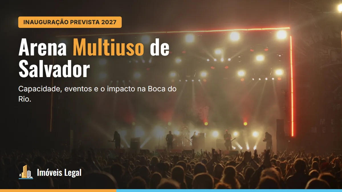 Arena Multiuso de Salvador: capacidade, inauguração e impacto na Boca do Rio