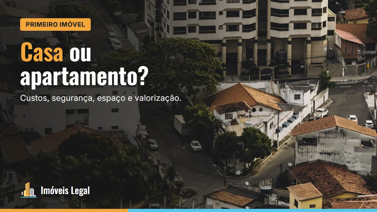 Casa ou apartamento: qual comprar? Custos, segurança, espaço e valorização