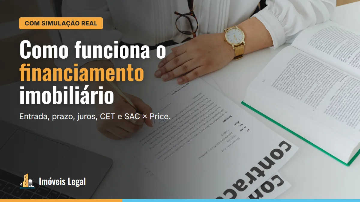 Como funciona o financiamento imobiliário: entrada, prazo e parcelas
